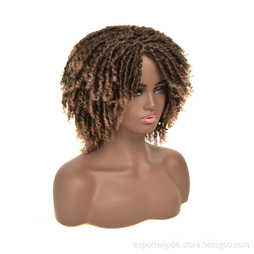 Long Headband Synthetic Wigs deep wave curly Bob Cut Synthetic Wig hair vendors for black women